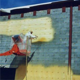 Masonry Wall Insulation, Air Barrier, Water Seal and Moisture Vapor Control with ccSPF Masonry Wall Insulation, Air Barrier, Water Seal and Moisture Vapor Control with ccSPF